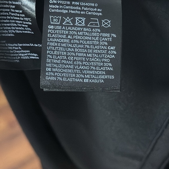 H&M Black Shimmery Top - Picture 4 of 5